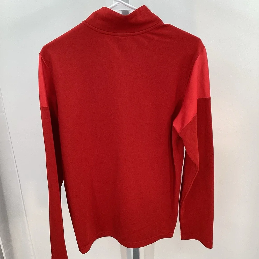 Men's Nike Ole Miss‎ Rebels Long Sleeved Performance 1/4 Zip Red Small